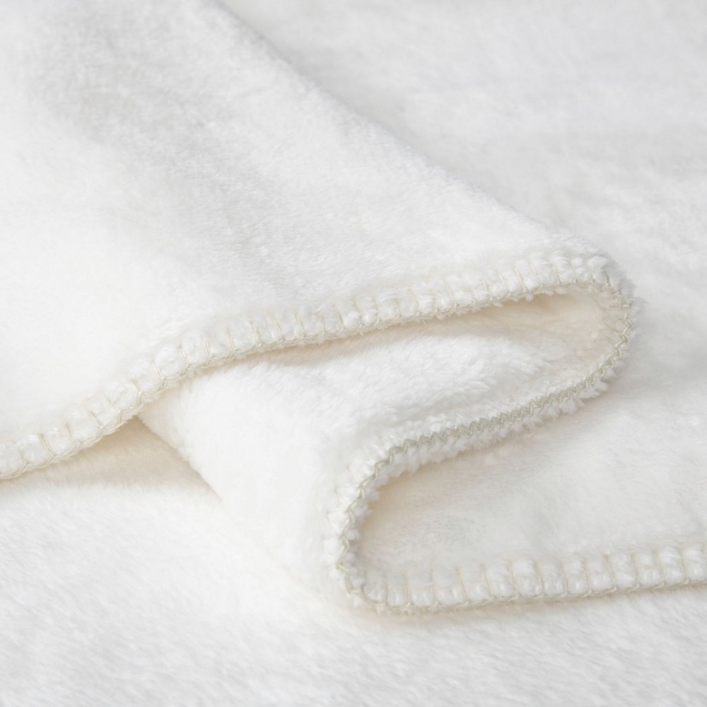 UGG® Whitecap Plush Flannel Throw, 50" x 70" - Picture 2 of 4